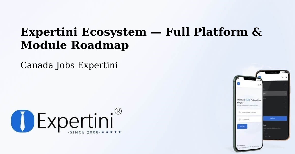 Expertini Ecosystem — Full Platform & Module Roadmap – Lachute